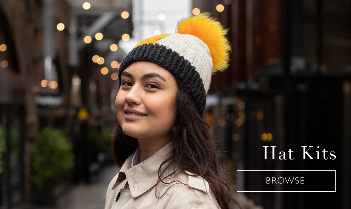 Hat kits crochet marylebone pattern toft